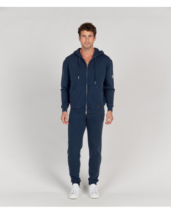 ADRY - Jogging en molleton bleu marine