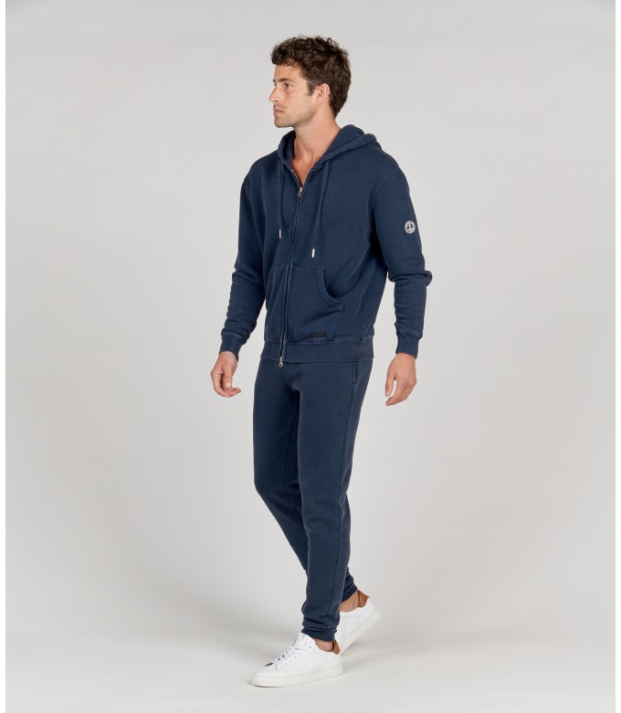 ADRY - Jogging en molleton bleu marine