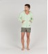 KEV - Gilet en molleton aqua