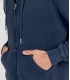 KEV - Gilet en molleton bleu marine