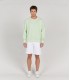 JULIAN - Aqua fleece sweatshirt