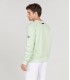 JULIAN - Aqua fleece sweatshirt