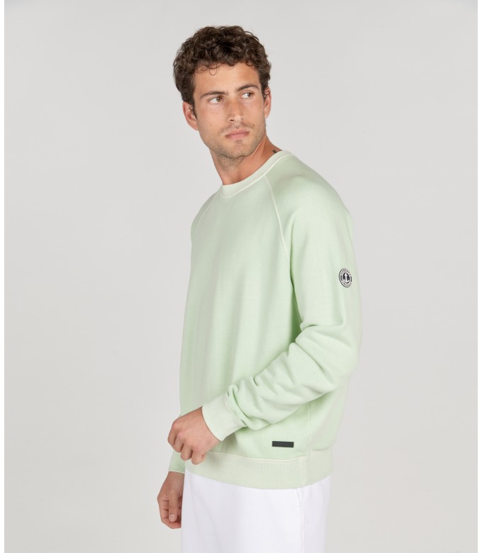 JULIAN - Sweat en molleton Aqua
