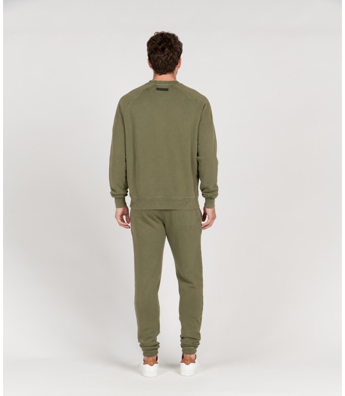 JULIAN - Bronze fleece sweatshirt