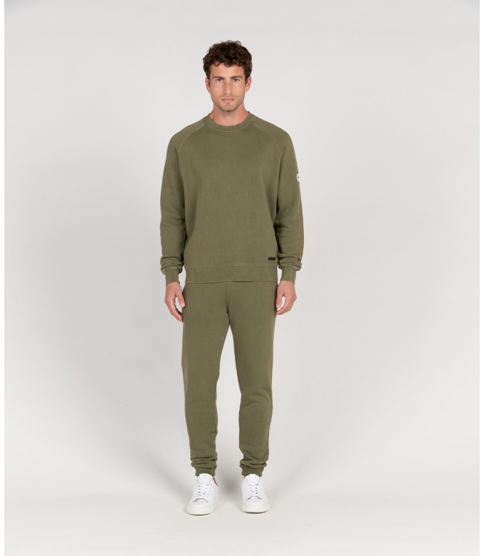 JULIAN - Bronze fleece sweatshirt