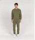 JULIAN - Bronze fleece sweatshirt