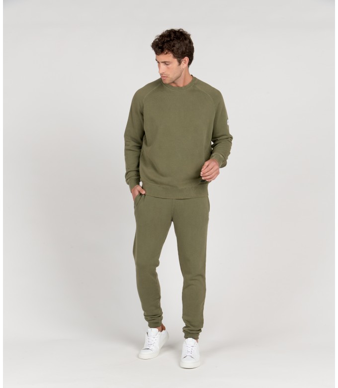 JULIAN - Bronze fleece sweatshirt