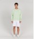 JOSH - Short en molleton blanc