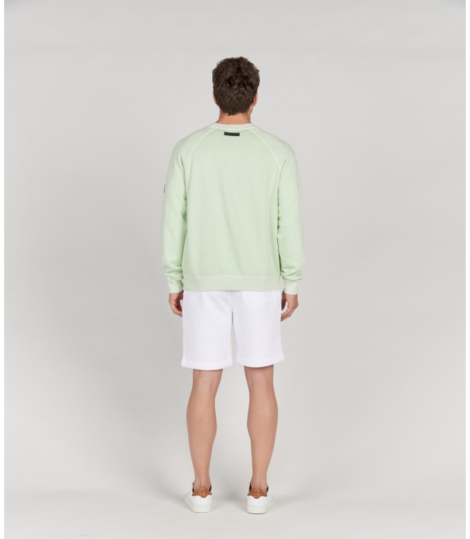 JOSH - White fleece shorts