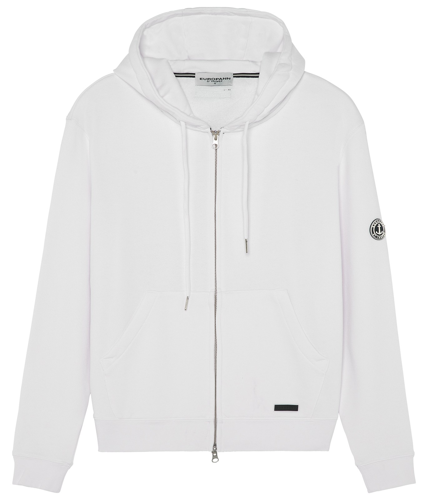 gilet blanc capuche