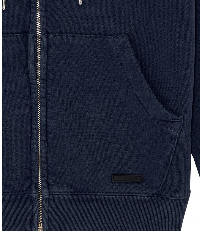 KEV - Gilet en molleton bleu marine