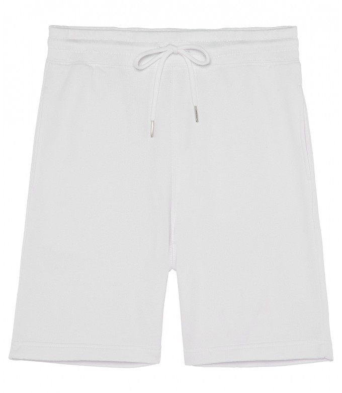 JOSH - White fleece shorts