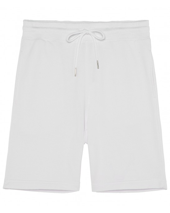 JOSH - Short en molleton blanc