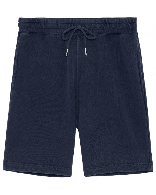 JOSH - Navy blue fleece shorts