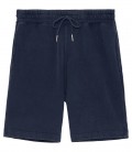 JOSH - Navy blue fleece shorts