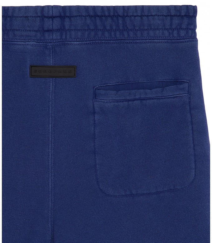 JOSH - Short en molleton indigo