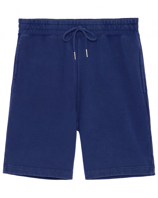 JOSH - Short en molleton indigo