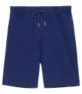 JOSH - Short en molleton indigo