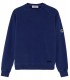 JULIAN - Indigo fleece sweatshirt