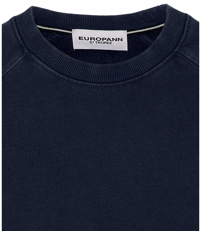 JULIAN - navy blue fleece sweatshirt