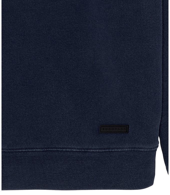 JULIAN - Sweat en molleton bleu marine