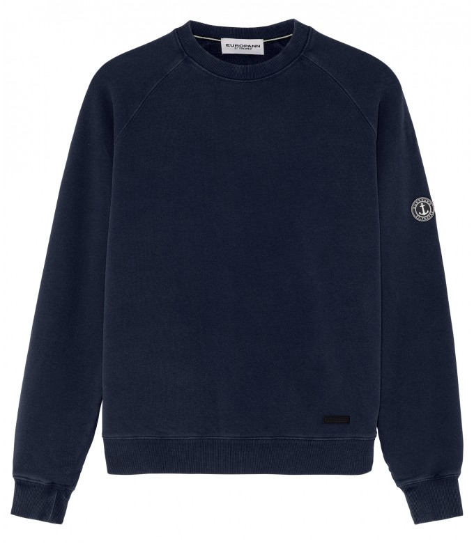 JULIAN - navy blue fleece sweatshirt