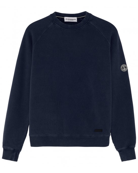 JULIAN - navy blue fleece sweatshirt