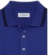 TAMPA - indigo stretch piqué polo shirt