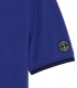 TAMPA - indigo stretch piqué polo shirt