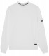 JULIAN - White fleece sweatshirt