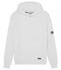 EVAN - White Hooded Sweatshirt