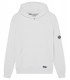 EVAN - White Hooded Sweatshirt