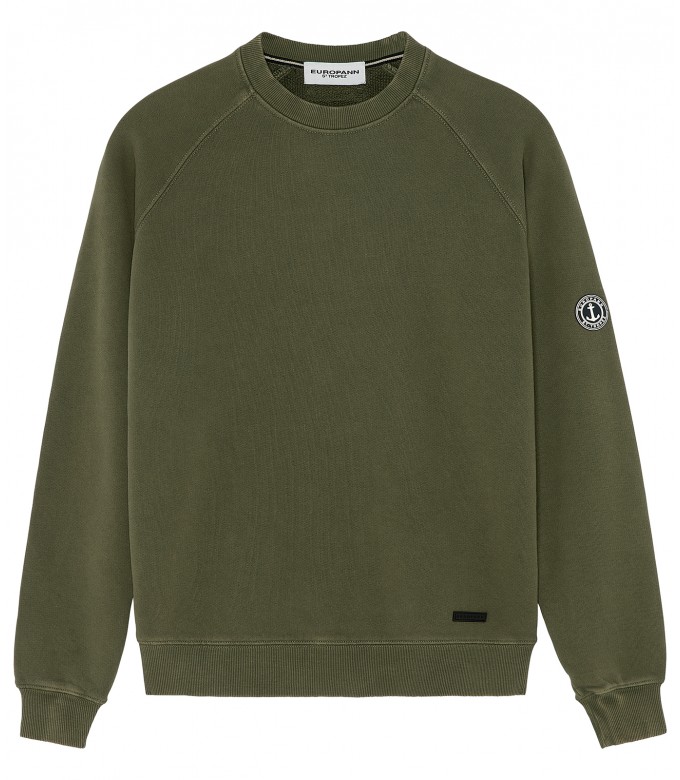 JULIAN - Bronze fleece sweatshirt