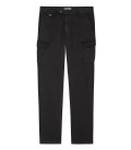 LARRY - Black Cargo chino pants