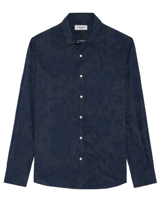 Floral cotton shirt for men