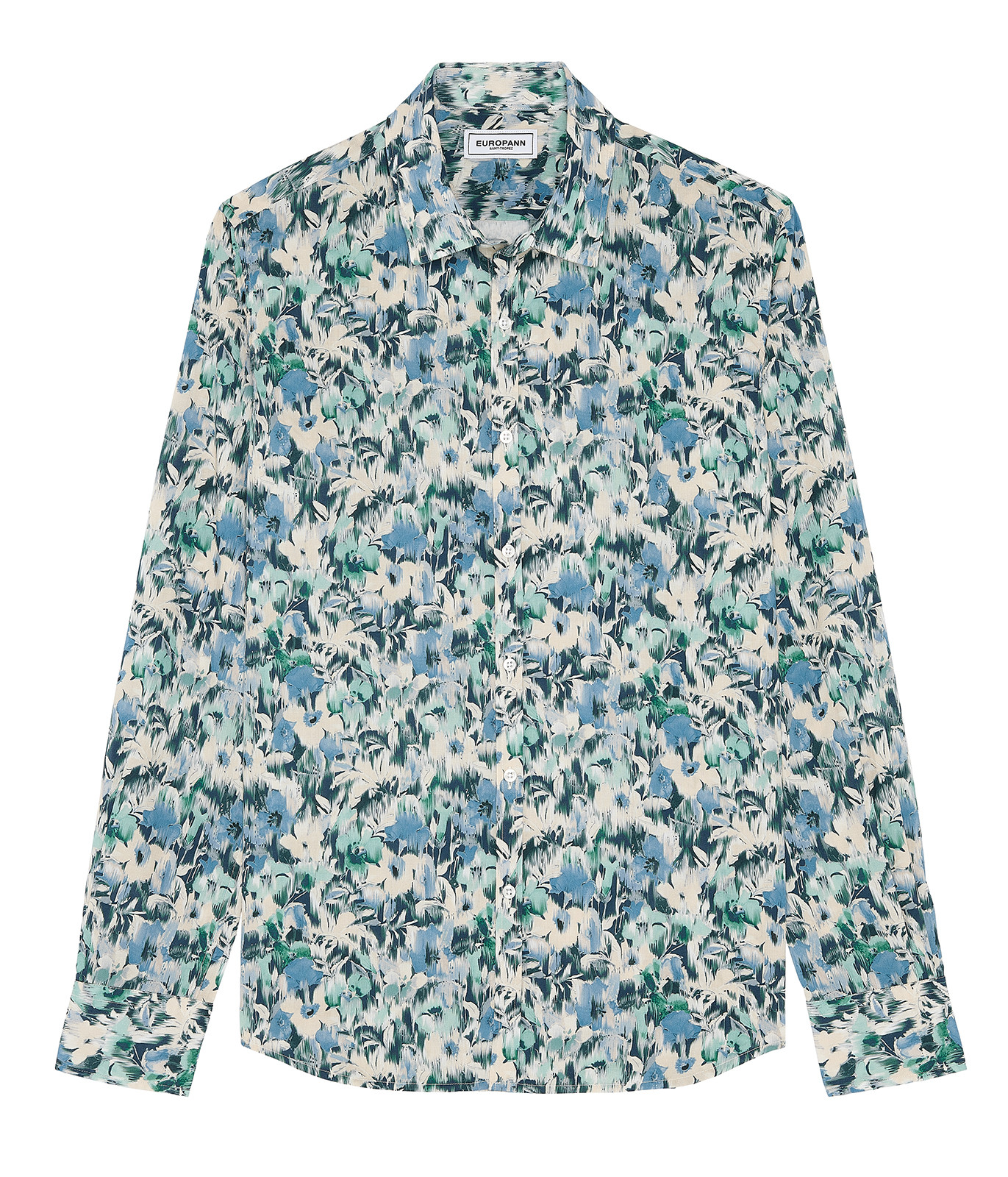 LAND - Floral print cotton shirt