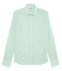 JAMY - Original aqua print linen shirt