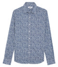 JAMY - Original indigo print cotton shirt
