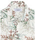 BLOOM - Cotton ecru flower printed shirt