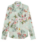 LUC - Cotton Aqua printed shirt