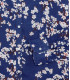 CIRO - Chemise lin imprimé motif fleur japonaise indigo