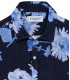 ELIAS - Cornflower flower print linen shirt