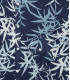 RALF - Navy blue floral print linen shirt