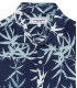 RALF - Navy blue floral print linen shirt