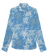 RALF - Ocean floral print linen shirt