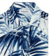 KANYE - White floral print linen shirt