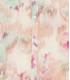 ADRIAN - Printed linen shirt with pink floral motifs