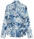 LORD - Indigo floral printed linen shirt