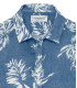 BLAKE - Chambray fern print linen shirt