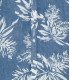 BLAKE - Chemise en lin imprimé fougere chambray